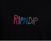 Triko RIP N DIP Embroidered Logo Tee RND4711 Black