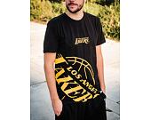 Triko New Era NBA Enlarged Logo Tee Los Angeles Lakers Black