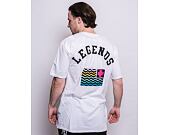 Triko Pink Dolphin LEGEND FLAG TEE PS12211LFWH WHITE