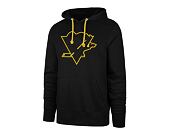 Mikina '47 Brand NHL Pittsburgh Penguins Imprint Burnside Hood Jet Black