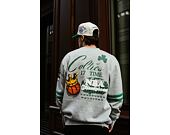 Mikina Mitchell & Ness All Over Print Fleece Crew Boston Celtics Grey Heather