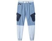 Kalhoty Karl Kani KK Og Block Denim Cargo Pants Blue