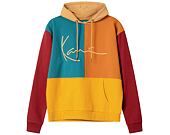 Mikina Karl Kani Signature Block Hoodie Multicolor