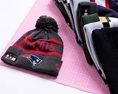 Kulich New Era NFL Jake Cuff Knit New England Patriots Grey