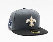 Kšiltovka New Era 59FIFTY NFL Official Team Colors New Orleans Saints Grey