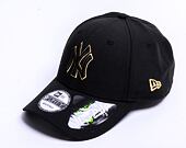 Kšiltovka New Era 9FORTY MLB Black and Gold New York Yankees Black