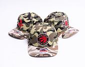 Kšiltovka Mitchell & Ness Toronto Raptors Woodland Desert Stretch Snapback Camo Woodland