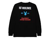 Triko s dlouhým rukávem HUF Playboy Bright Lights Longsleeve Black