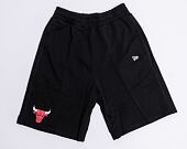 Kraťasy New Era NBA Team Logo Shorts - Chicago Bulls - Black
