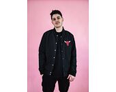 Bunda New Era NBA Team Logo Bomber Chicago Bulls Black / Red