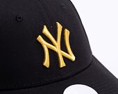 Dámská kšiltovka New Era 9FORTY Womens Metallic Logo New York Yankees Strapback Black/MTG