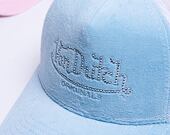 Kšiltovka Von Dutch Miami Trucker Velvet  LIGHT BLUE/WHITE