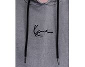 Mikina Karl Kani Small Signature OS Hoodie bleached grey