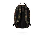 Batoh Sprayground Shark Shape Checkered Camo / Brown Backpack