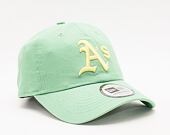 Kšiltovka New Era 9TWENTY MLB Essential Casual Classic Oakland Athletics Strapback Mint/Lime Yellow