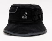 Klobouk Kangol Waxed Utility Bucket K5328-BK001 Black