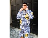 Mikina Market Smiley Sun Dye Yellow/Blue Tie-Die