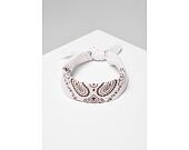 Šátek Urban Classics Bandana Wht/Brn