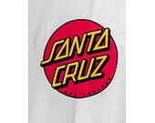 Triko Santa Cruz Classic Dot Chest T-Shirt White
