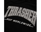 Mikina HUF × Thrasher Bayview Hoodie Black