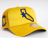Kšiltovka Mitchell & Ness Logo Remix Trucker Snapback HWC Golden State Warriors Yellow