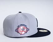 Kšiltovka New Era 59FIFTY MLB Side Patch 5 New York Yankees Fitted Gray