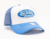 Kšiltovka Von Dutch Boston Trucker Cotton Twill White/Blue
