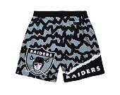 Kraťasy Mitchell & Ness NFL Jumbotron 2.0 Shorts Oakland Raiders Black / Silver