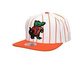 Kšiltovka Mitchell & Ness NCAA Retro Pinstripe Snapback University Of Florida White