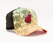Kšiltovka New Era 9FORTY A-Frame Trucker NBA Summer City Miami Heat Snapback Pool Camo