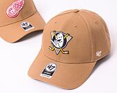 Kšiltovka '47 Brand NHL Anaheim Ducks '47 MVP Snapback Camel