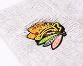 Kulich '47 Brand NHL Chicago Blackhawks Brain Freeze '47 Cuff Knit Grey