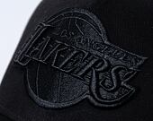 Kšiltovka New Era 9FIFTY NBA Black on Black Los Angeles Lakers Black / Black