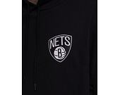 Mikina New Era NBA Half Logo Oversized Hoody Brooklyn Nets Black / White
