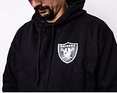 Mikina New Era NFL Half Logo Oversized Hoody Las Vegas Raiders Black/White
