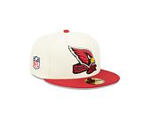 Kšiltovka New Era 59FIFTY NFL22 Sideline Arizona Cardinals Off White / Team Color