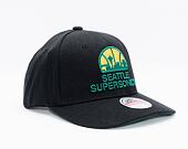 Kšiltovka Mitchell & Ness Classic Red Snapback Seattle Supersonics Black