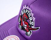 Kšiltovka Mitchell & Ness Off The Backboard Trucker Hwc Toronto Raptors Purple / White