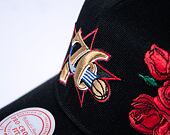 Kšiltovka Mitchell & Ness Secondary Roses Pro Snapback Hwc Philadelphia 76Ers Black