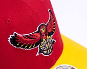 Kšiltovka Mitchell & Ness Team 2 Tone 2.0 Stretch Snapback Hwc Atlanta Hawks Red / Yellow