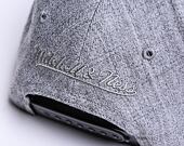 Kšiltovka Mitchell & Ness Box Logo Classic Snapback Branded Grey Heather