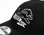 Kšiltovka New Era 39THIRTY NFL22 Sideline Detroit Lions Black / White