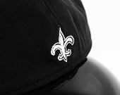 Kšiltovka New Era 39THIRTY NFL22 Sideline New Orleans Saints Black / White