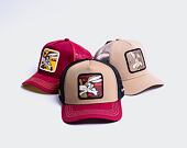 Kšiltovka Capslab - Trucker Looney Tunes - Wile E. Coyote v.2 Trucker -Brown / Burgundy