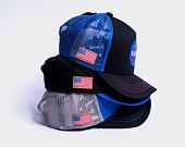 Kšiltovka Capslab NASA A-Frame Trucker CL/NASA/1/NAS4 Black / Royal Blue