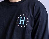 Triko HUF Puff Galaxies Longsleeve Black
