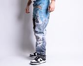 Kalhoty Karl Kani Small Signature Baggy Five Pocket Eagle Denim multicolor