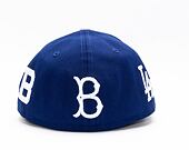 Kšiltovka New Era 59FIFTY MLB All over Logo LP Low Profile Los Angeles Dodgers Navy