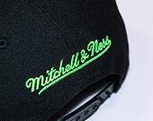 Kšiltovka Mitchell & Ness SLIME DRIP SNAPBACK HWC San Antonio Spurs Black