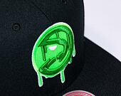 Kšiltovka Mitchell & Ness SLIME DRIP SNAPBACK HWC Atlanta Hawks Black